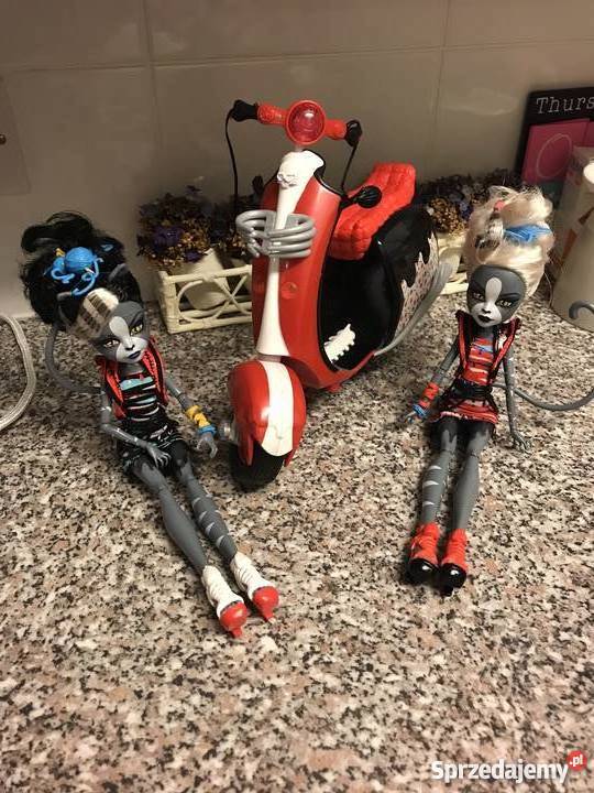 Monster high zestaw koń lalki i skuter Tarnów sprzedam