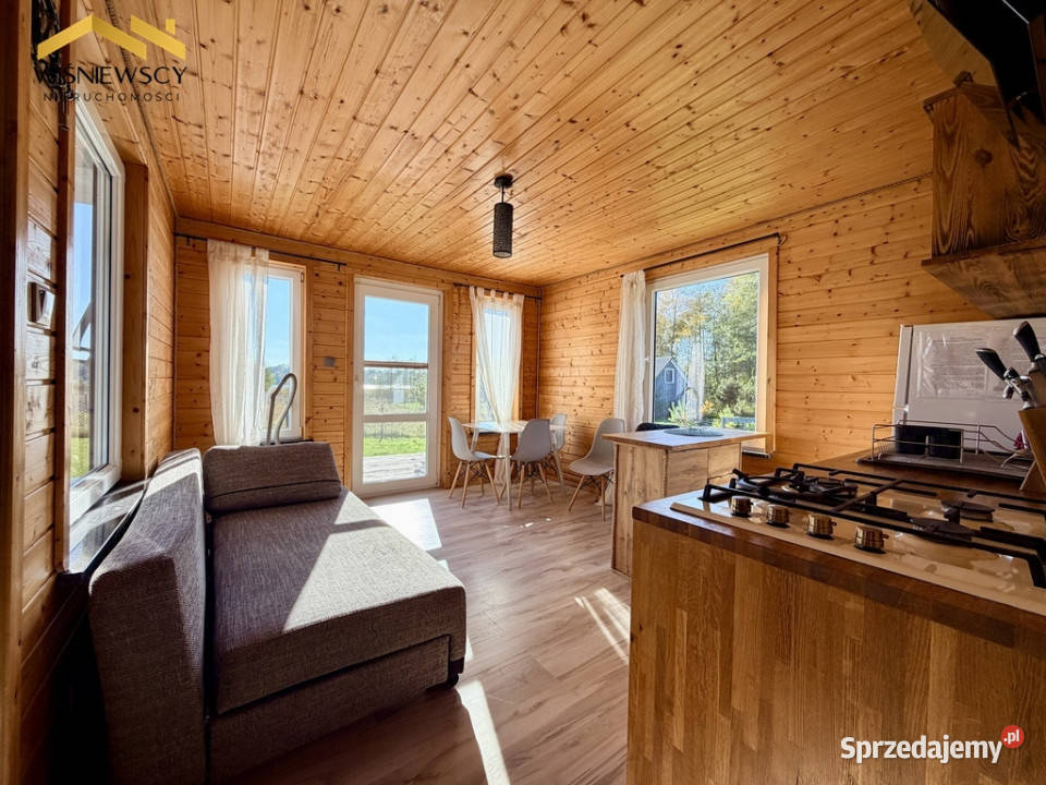 Działka rekreacyjna z domkiem Jezioro warmińsko-mazurskie Skarlin