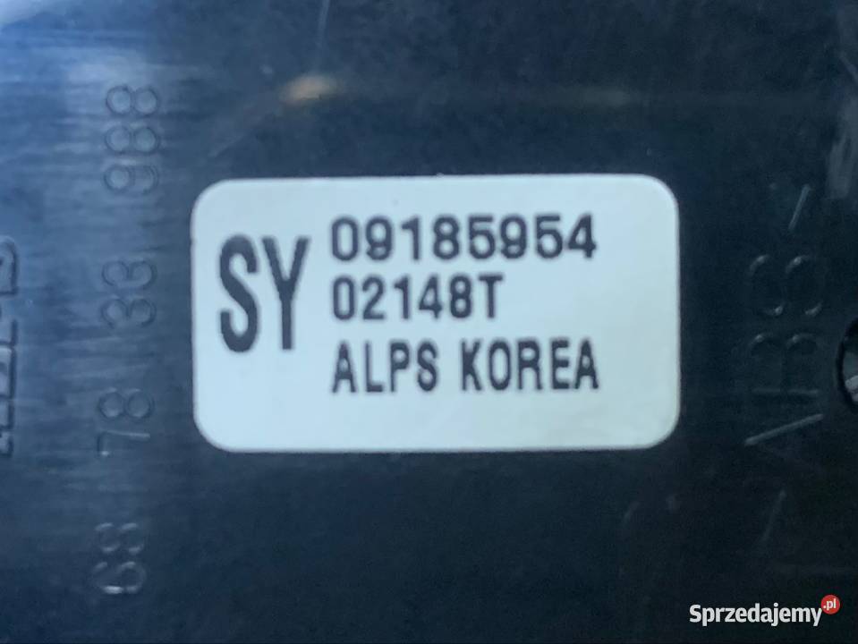 09185954 panel przełącznik szyb opel Vectra c Rok produkcji 2007