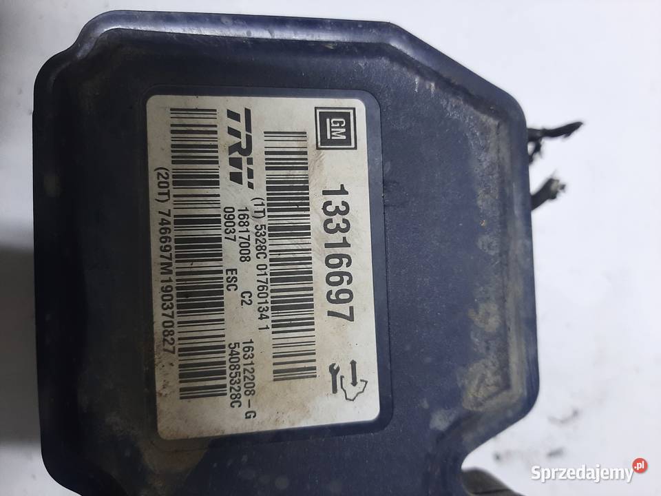 Opel Insignia sterownik pompa ABS 13316697 łódzkie Ksawerów
