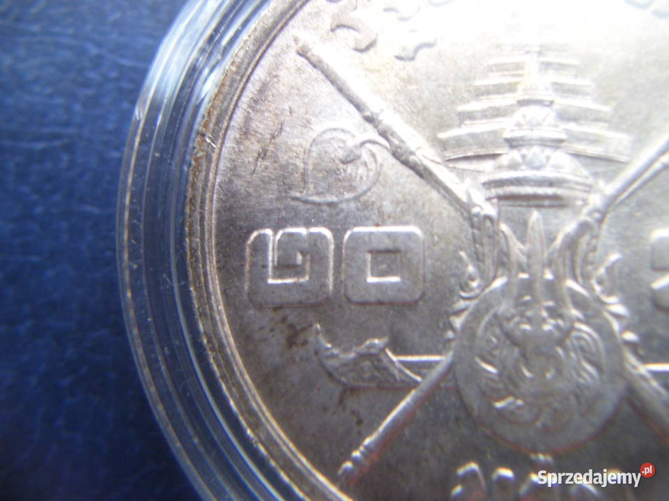 Stare monety 20 batów 1963 Tajlandia stan