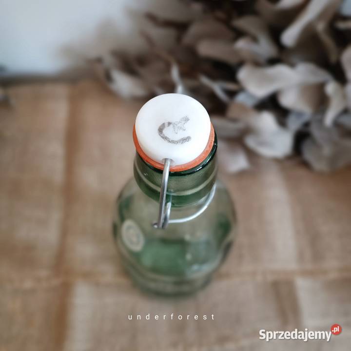 Butelka na mleko made in Spain szkło dekoracja wielkopolskie Leszno sprzedam