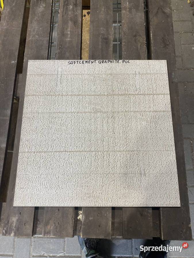 Gres płytka podło softcement graphite 597x597 i Reguły