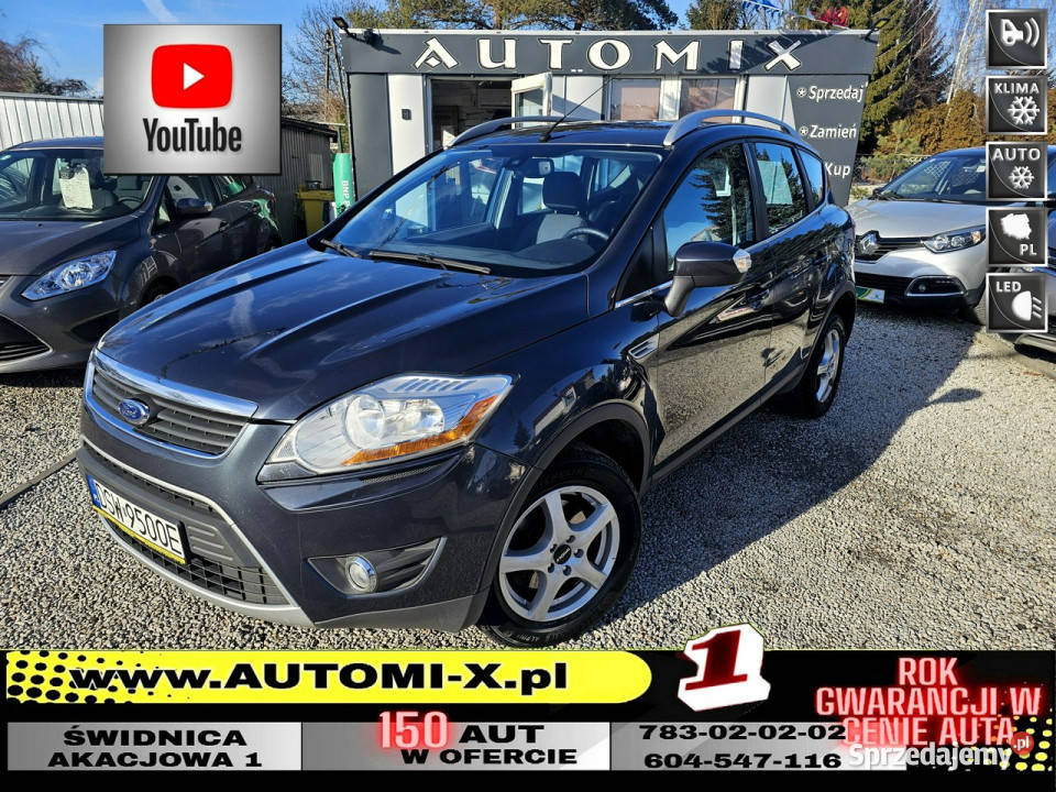 Ford Kuga 2 20 TDCI 136 Bezkluczykowy Zadbany światła przeciwmgielne Świdnica sprzedam
