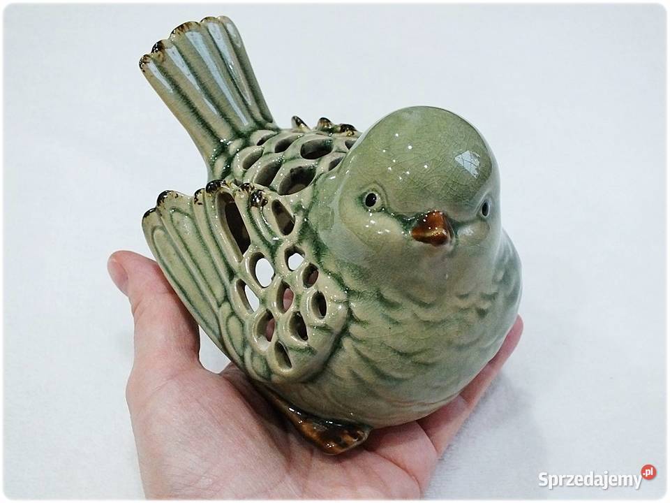 Stary Świecznik Ceramiczny Ażurowy Figurka lubuskie Żary sprzedam