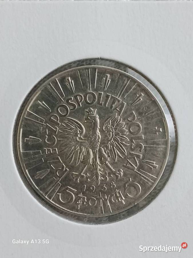 5 J Piłsudski 1938 r4 najniższy nakładrzadkość Konin