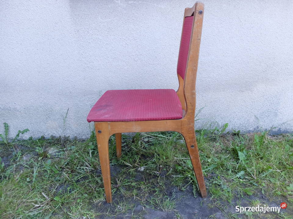 Krzesło z epoki PRL produkcja Jasienica 638 Kościan