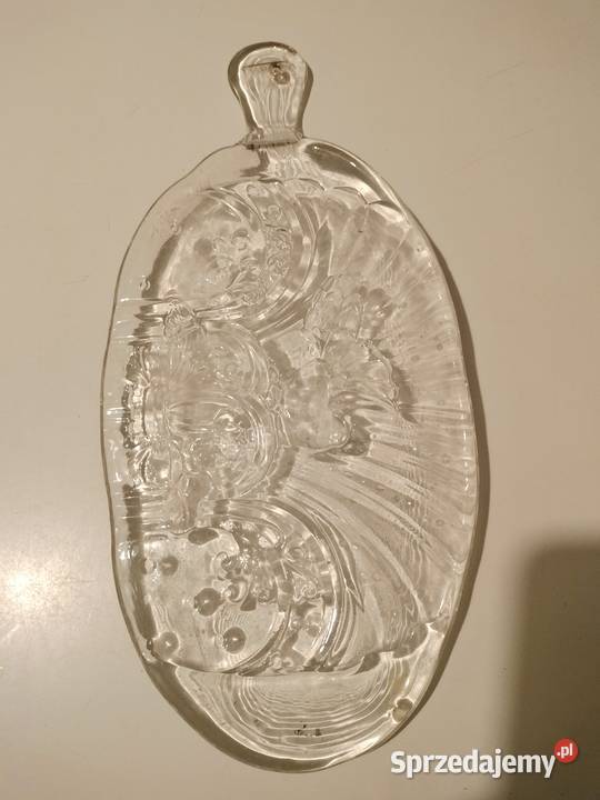 Panterka szklana z rączką dekoracja ptaszek Choszczno