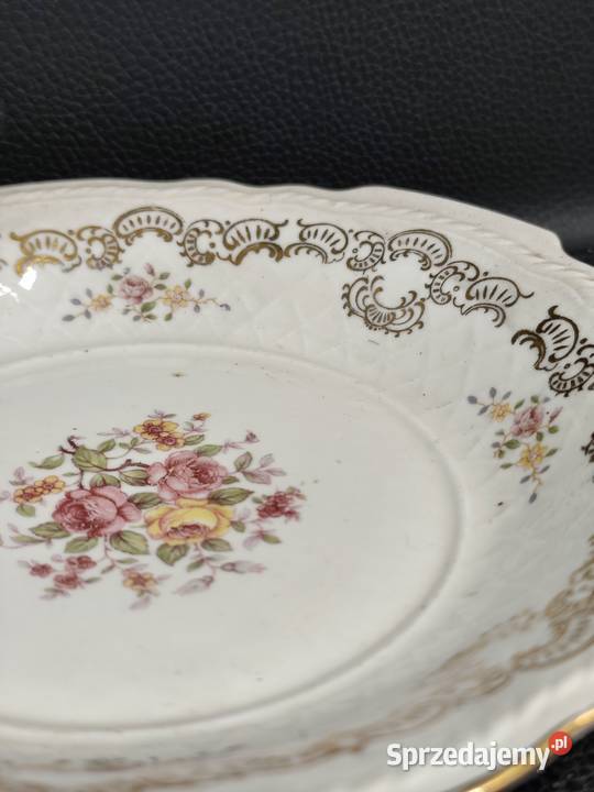 Patera Półmisek Talerz Porcelanowy w Stylu Patery łódzkie Poddębice