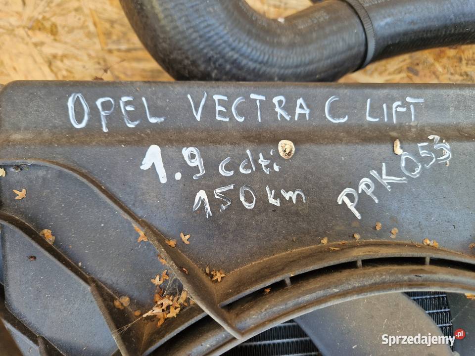 OPEL VECTRA C LIFT 19 CDTI 150 KOMPLET CHŁODNIC Części samochodowe Słowikowo