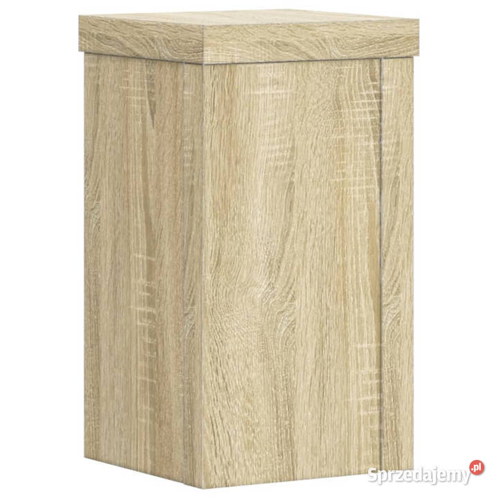 Podstawki pod doniczki 2 dąb sonoma 10x10x18 Donice