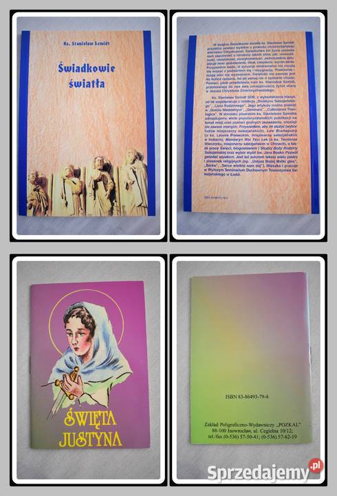 Zestaw książek religijnych Ks S Szmidt SDB i Płock sprzedam