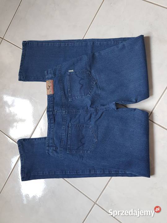 damskie spodnie dżinsowe jeansowe proste nogawki sprzedam