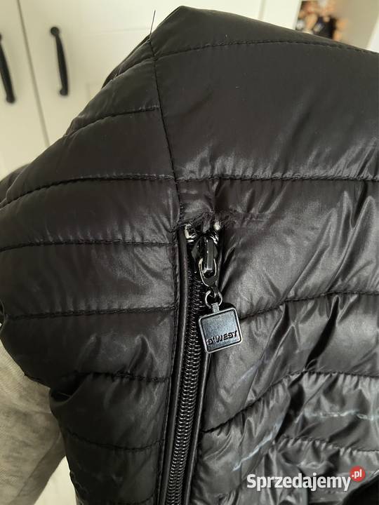Kurtka jesienna przejściowa dwustronna L czarny Kurtki i płaszcze Rogoźno