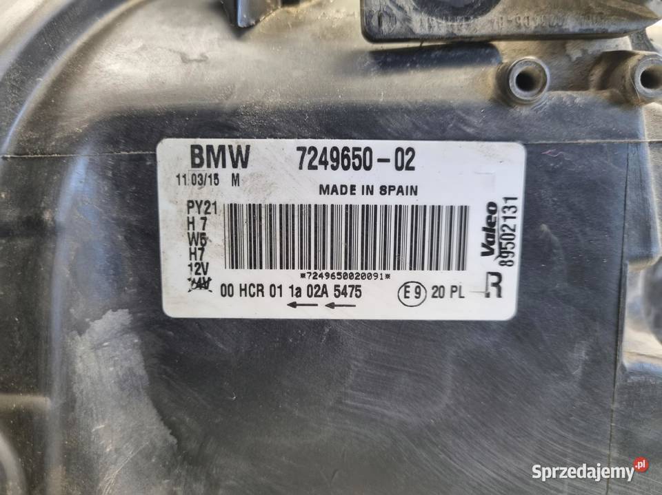 LAMPA PRAWA BMW E87 0411r PRZEDNIA PRAWY PRZÓD lubelskie