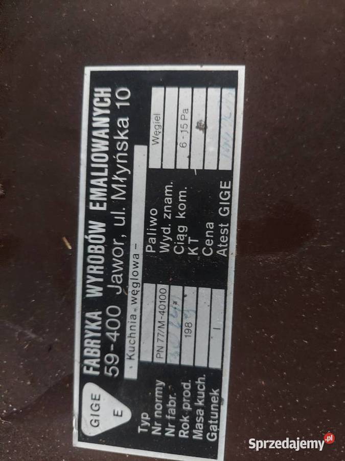 Kuchnia na drzewo piecyk kominek koza