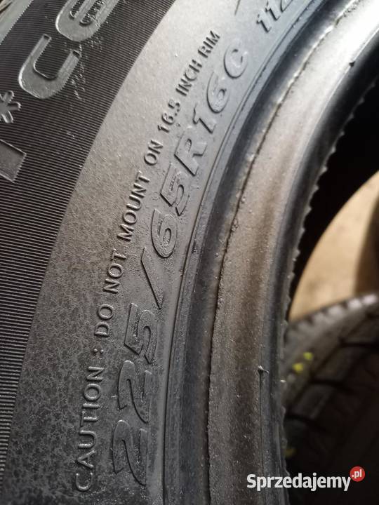 4x Opona UŻYWANA ZIMOWA BUS 22565R16C HANKOOK