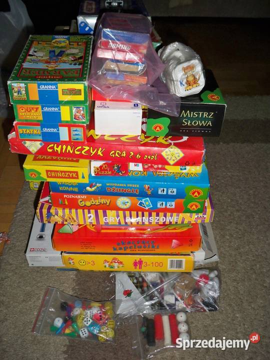 Zestaw 43 gier planszowych Włocławek