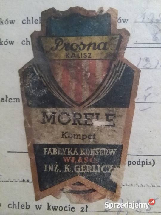 PROSNA KALISZ PRZEDWOJENNY SŁOIK ART DECO FABR K Warszawa