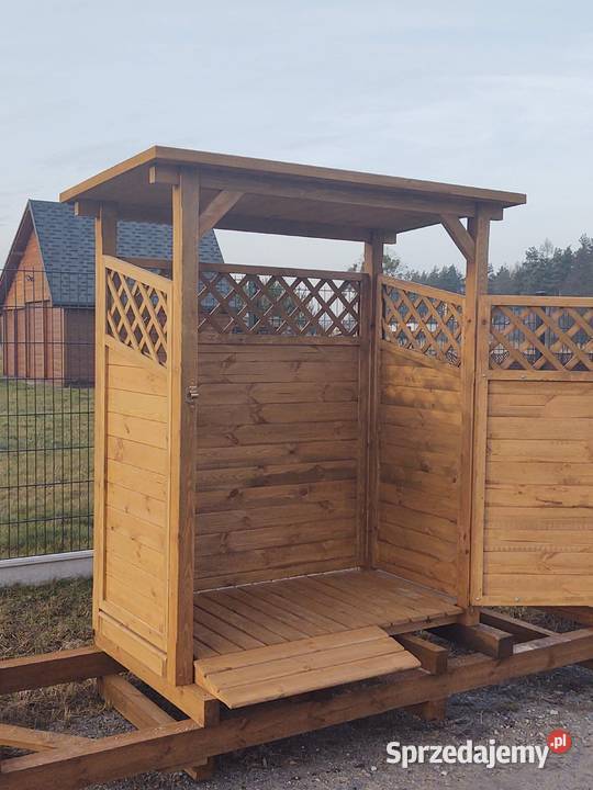 Zabudowa na kosze 165x087 dach prosty panele Kalety