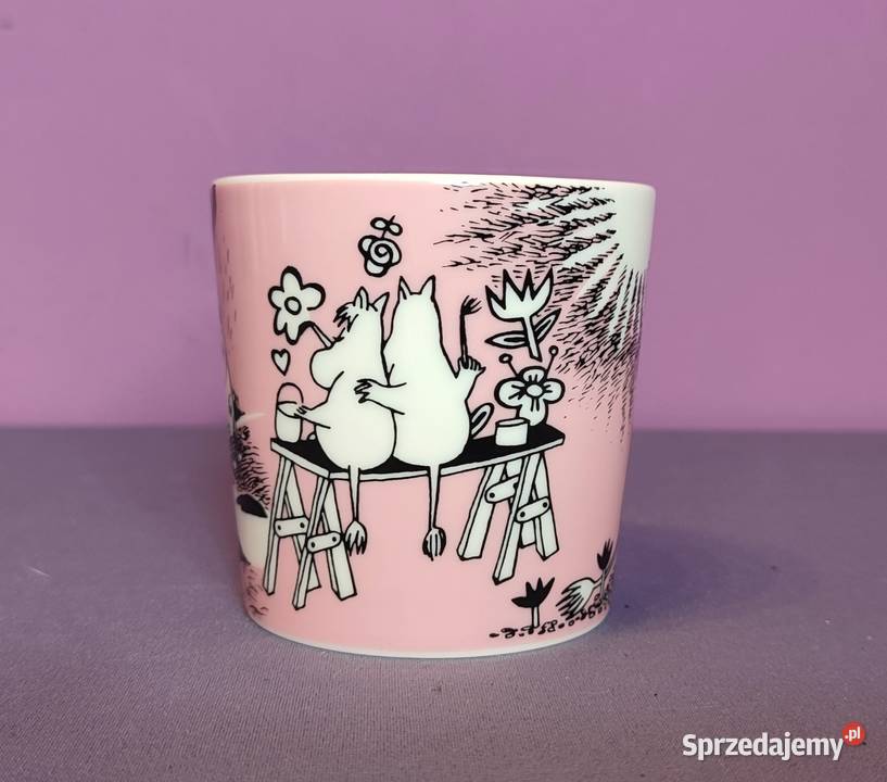 Muminki KUBEK Moomin Arabia Finland MIŁOŚĆ Love Kubki Jasień