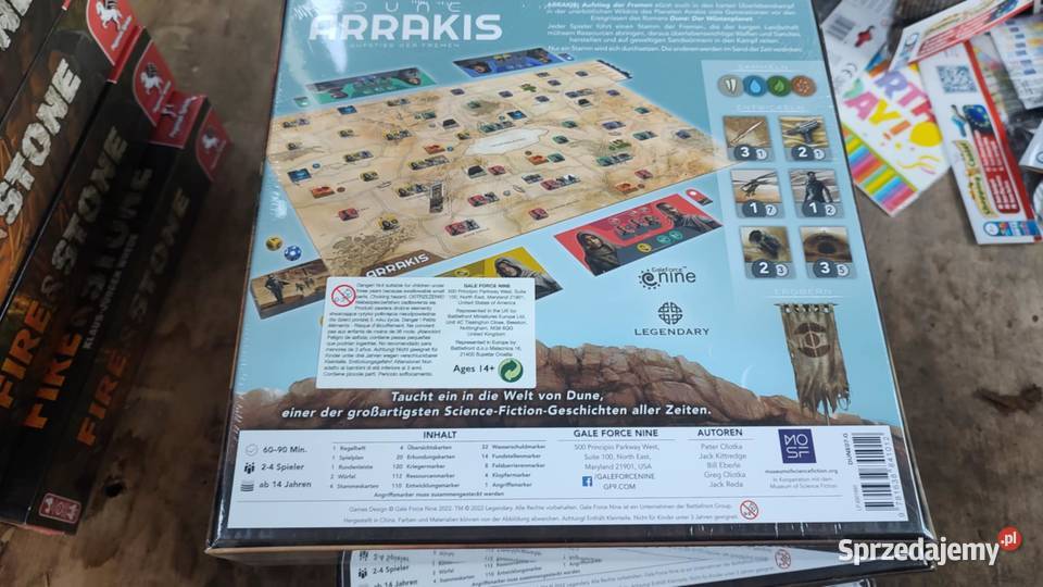 Gra planszowa Diuna Arrakis Dawn of the Fremen sprzedam