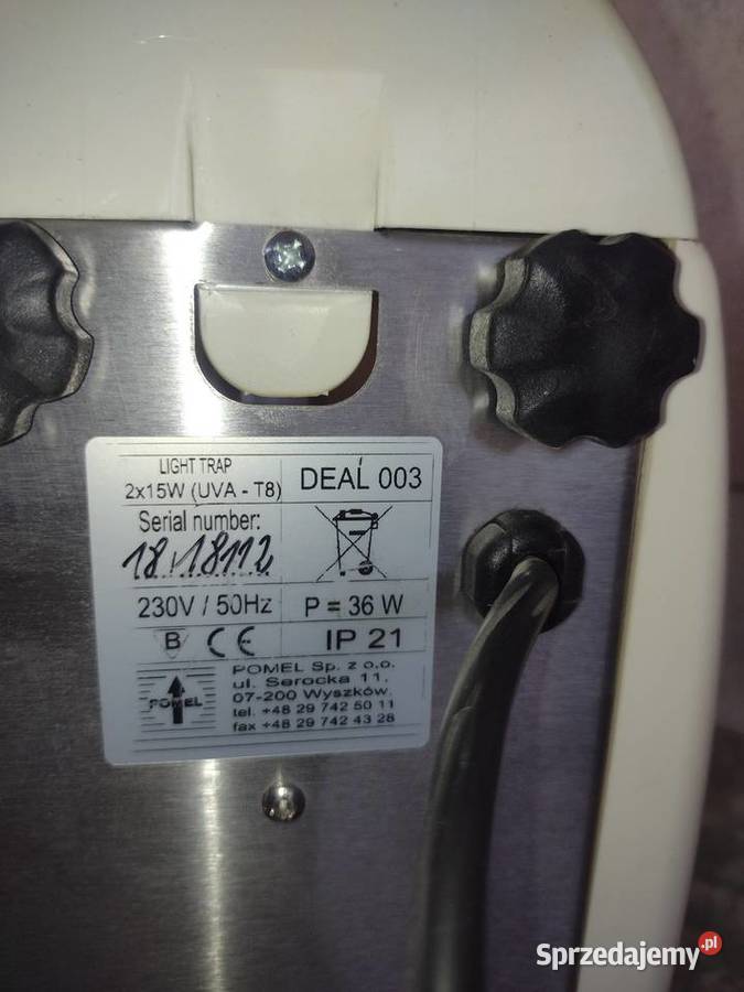 Lampa owadobójcza lepowa dwustronna DEAL 003 Chojnice