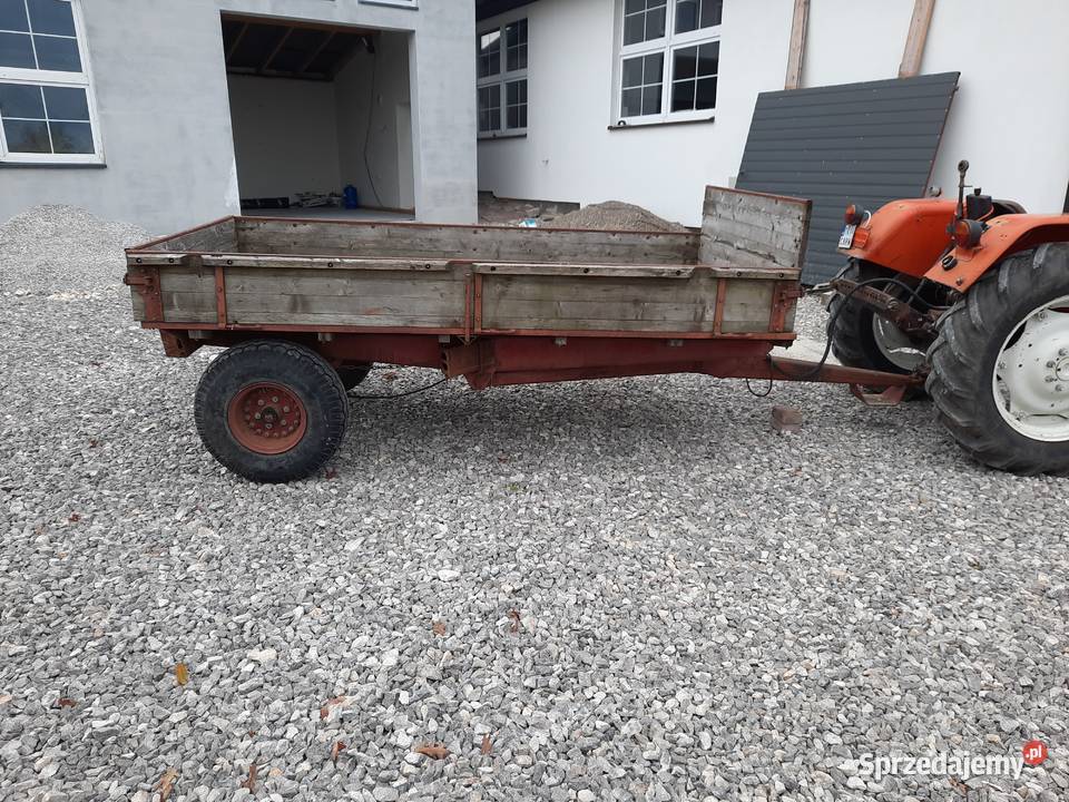 przyczepa jednosiowa wywrotka c 330 t25 Nowa Słupia