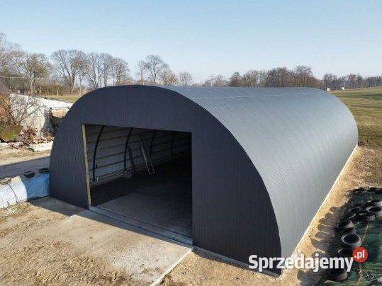 Hala łukowa 12 x 25m wzmocniona teownikiem Lisków