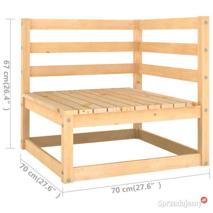 3cz zestaw wypoczynkowy z poduszkami lite drewno sprzedam