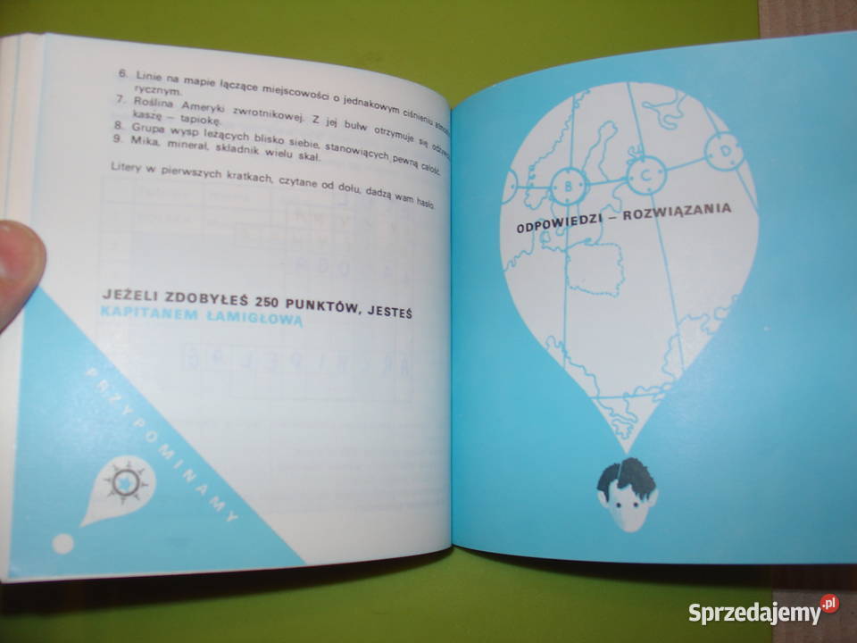 Wyprawa kapitana Łamigłowy w krainę geografii Książki i Podręczniki Łódź sprzedam