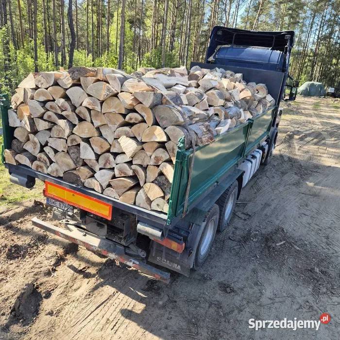 Drewno kominkowe bukowe pociete polupane Linia