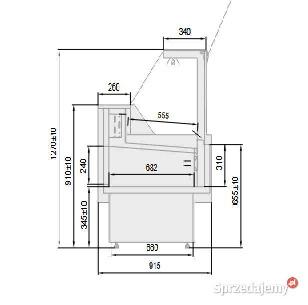 Lada chłodnicza MAWI ORIS fish 25m z wanną na Stargard sprzedam