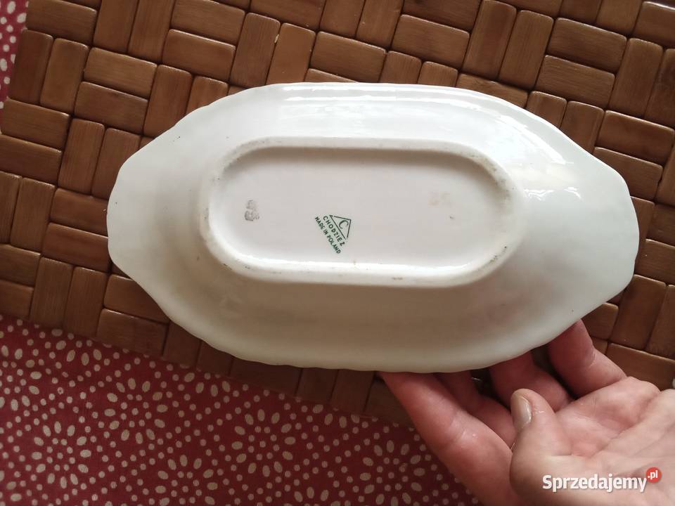 Prl półmiski Chodzież kwiaty 2 Łódź