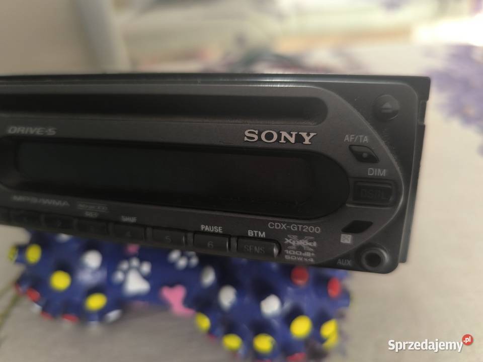 Radioodtwarzacz samochodowy Sony CDXGT200 Kłodzko