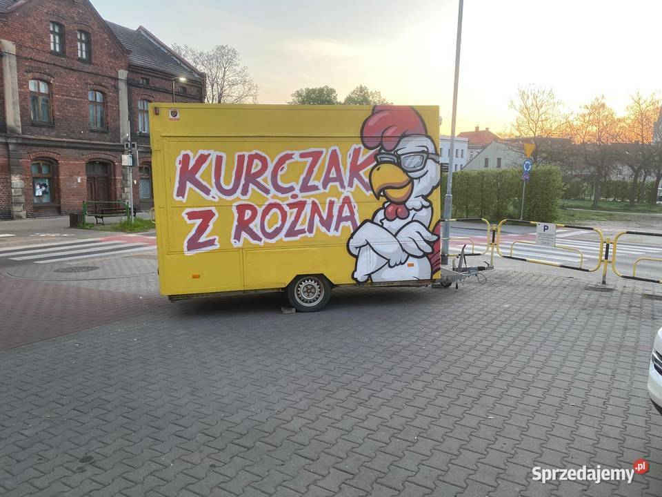przyczepa kurczak z rożna do wynajęcia Mikołów