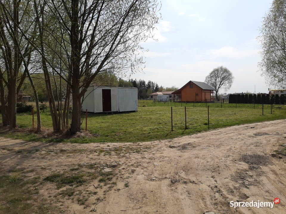 Działka ROD Waryński Stogi utwardzona