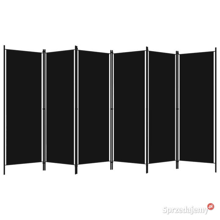vidaXL Parawan 6panelowy czarny 300 x 180 Warszawa sprzedam