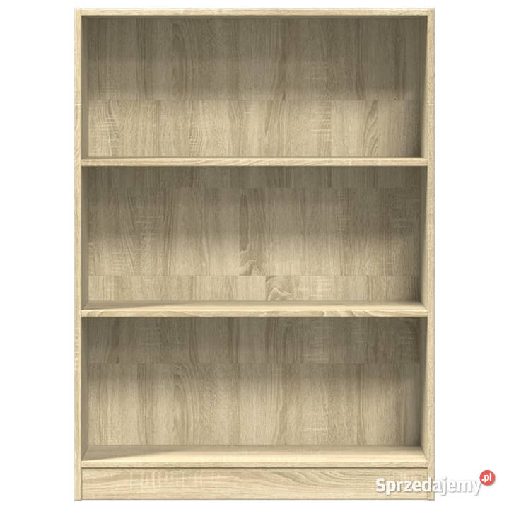 Regał dąb sonoma 80x24x109 materiał Warszawa
