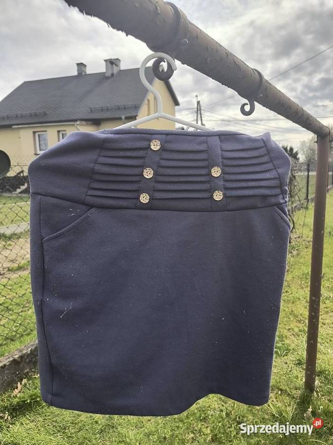 Midnight Chic Button Skirt Kaniów