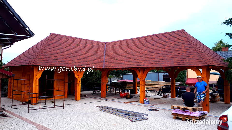 gontbud Altana biesiadna wiata weselna domek Kraków