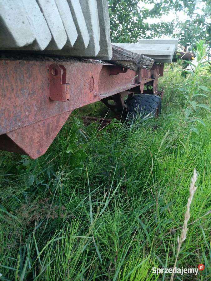 Przyczepa jedno osiowa