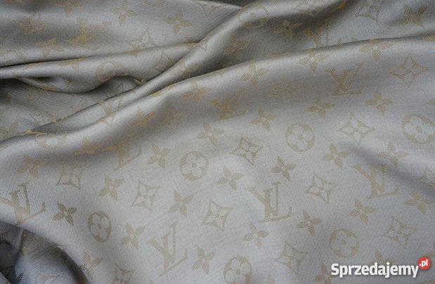 LOUIS VUITTON CHUSTA SZARA ZE ZŁOTYM Warszawa sprzedam