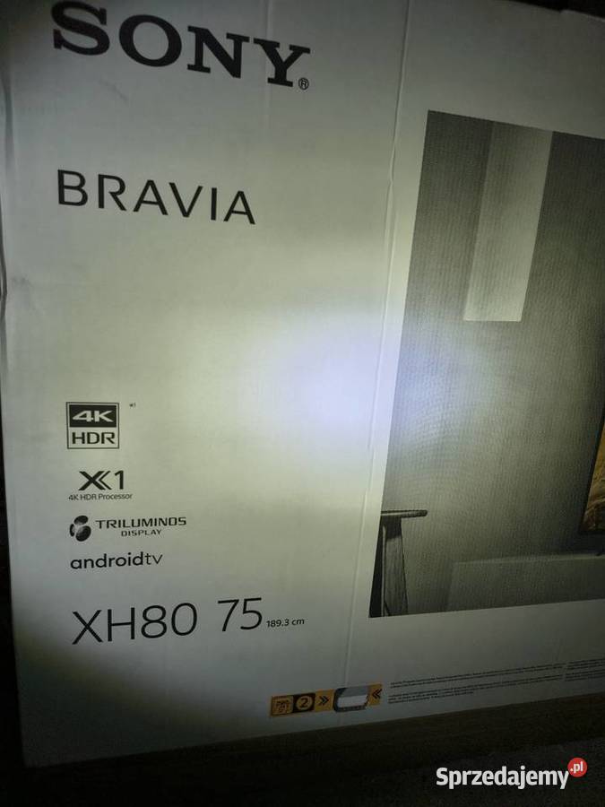 Telewizor LED Sony Brawia KE75XH8096 Poznań sprzedam