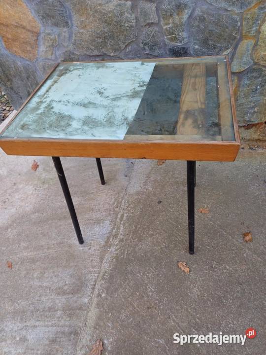 Retro stol 60 lata Czechoslowacja drewniano dolnośląskie Lubań