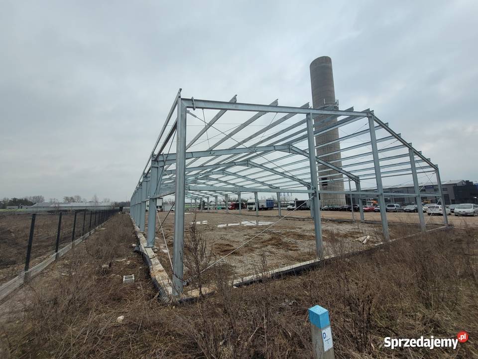 Konstrukcja stalowa pod hale 20x66x465