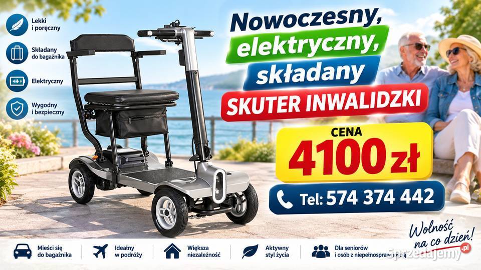 Skuter seniorów i nie Warszawa