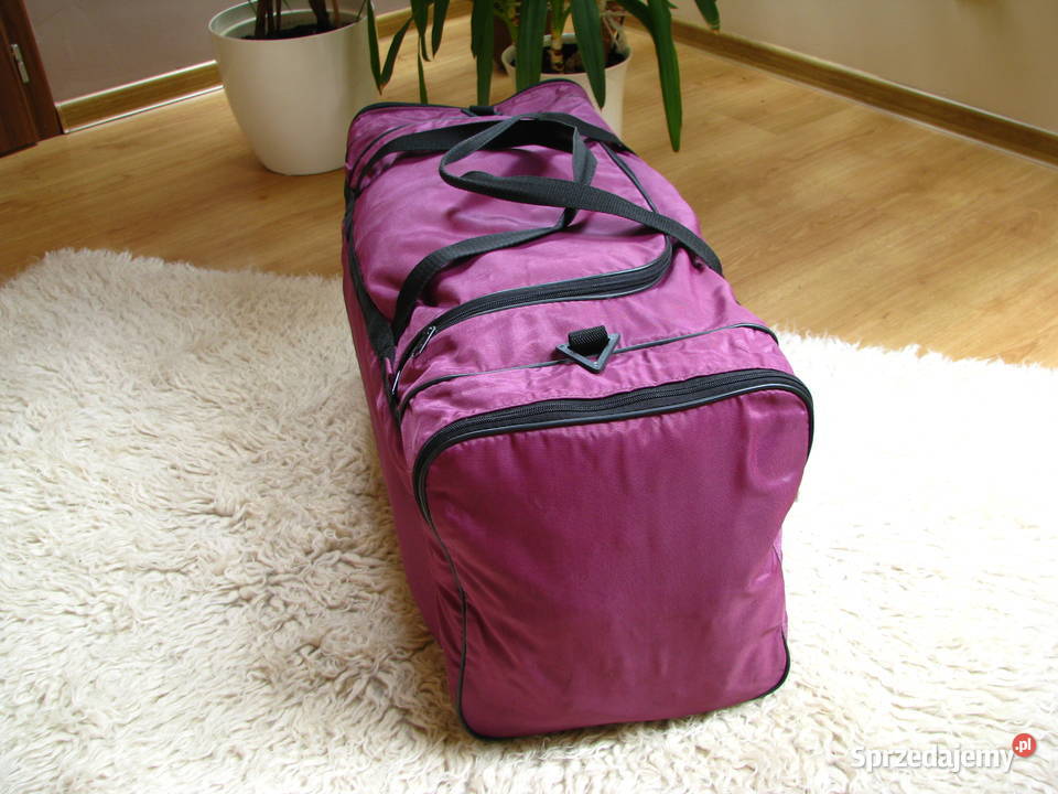 Duża mocna torba turystycznosportowa 3komorowa Brzegi