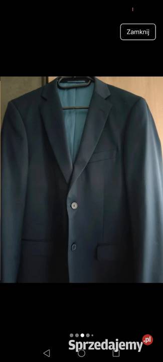 Marynarka Wełniana granatowa oversize o męskim Krosno sprzedam