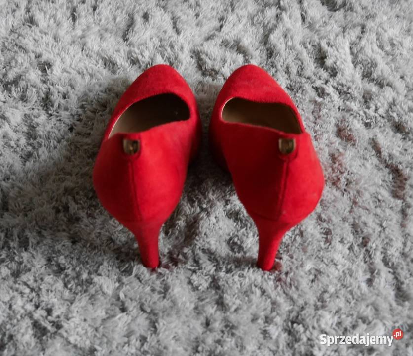 Jenny Fairy śliczne czerwone szpilki 38 dolnośląskie Wrocław